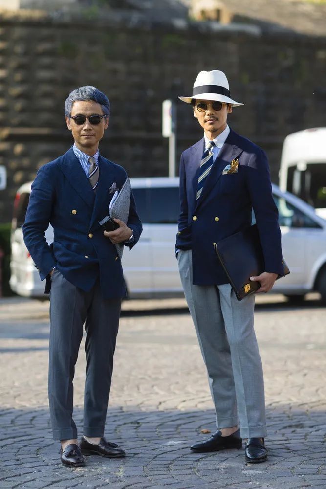 奇怪，日本男人都不高，怎么都爱“宽腿裤”？看完搭配就知道了
